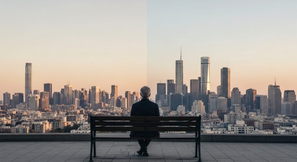 mudar de país ou de sensação